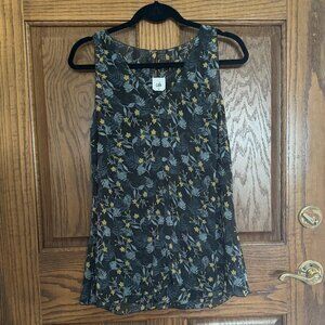 CAbi Layered Fern Sleeveless Blouse - Style 3450 - Size Medium